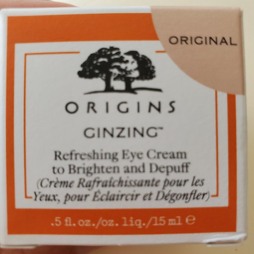 Origin's Ginzing Eye Cream - NEW in box - .5oz/15ml